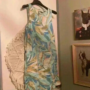 Rachel Zoe linen dress with pockets and we worn  size small